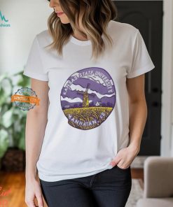 Kansas State University Manhattan KS windmill art circle shirt