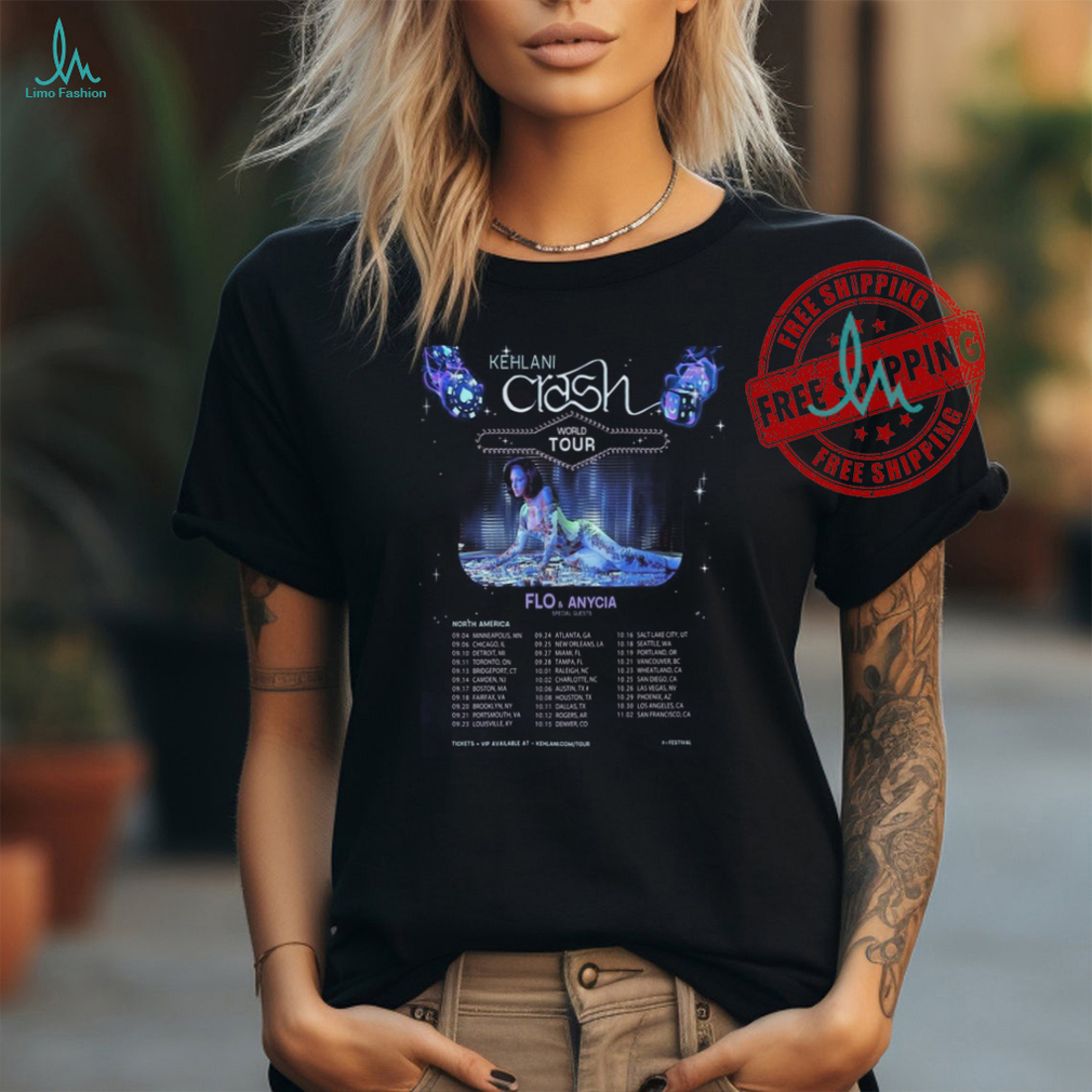 Kehlani Crash World Tour North America 2024 Poster Shirt Kehlani Crash World Tour North America 2024 Poster Shirt