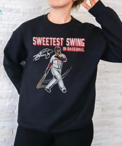 Ken Griffey Jr. sweetest swing in Baseball Cincinnati Reds signature shirt