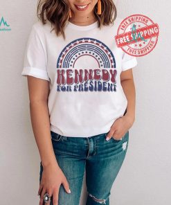 Kennedy for president USA rainbow shirt