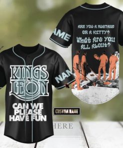 Kings Of Leon Can We Please Have Fun Custom Baseball Jersey