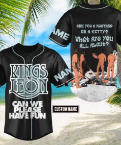 Kings Of Leon Can We Please Have Fun Custom Baseball Jersey