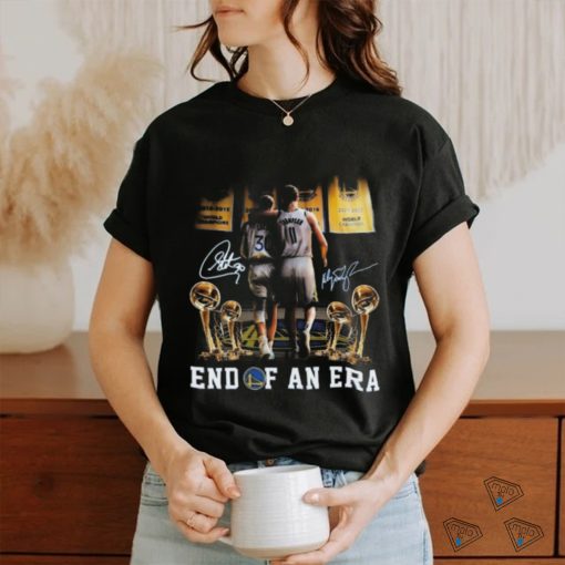 Klay Thompson And Steph Curry End Of An Era Signatures Shirt