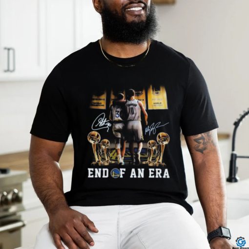 Klay Thompson And Steph Curry End Of An Era Signatures Shirt