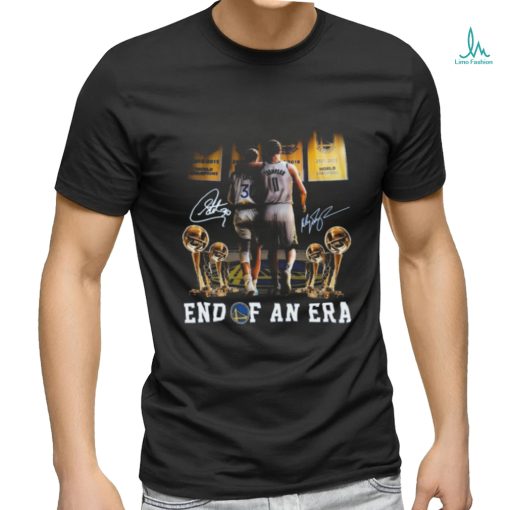 Klay Thompson And Steph Curry End Of An Era Signatures Shirt