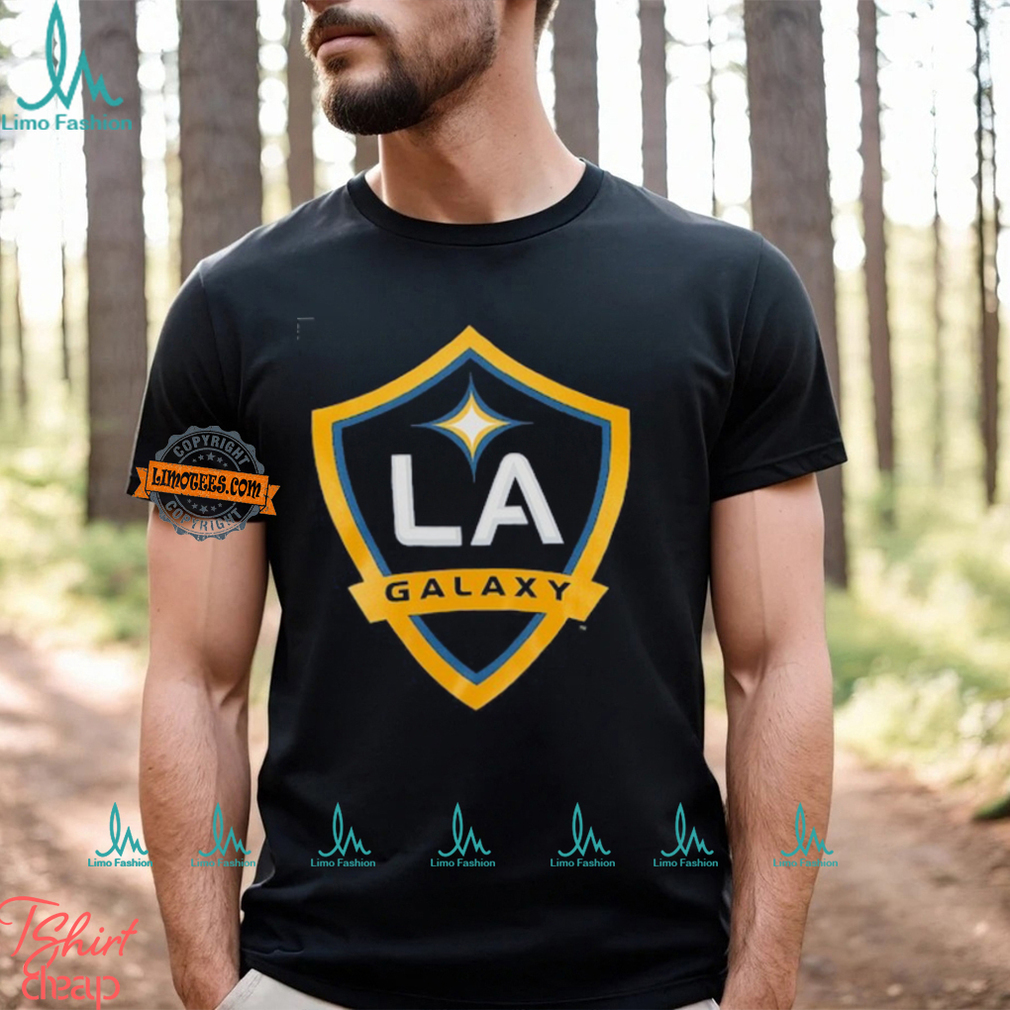 LA Galaxy adidas Navy Blue Logo Shirt LA Galaxy adidas Navy Blue Logo Shirt