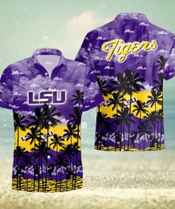 LSU TIGERS Palms Tree Hawaiian Shirt