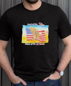 Land Of The Free Home Of The Brave United States Flag Shirt