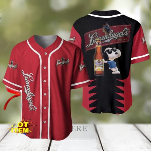 Leinenkugel’s Snoopy Baseball Jersey Shirt For Snoopy Lovers Gift Ideas