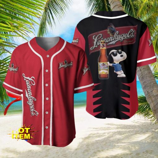 Leinenkugel’s Snoopy Baseball Jersey Shirt For Snoopy Lovers Gift Ideas