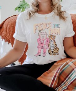 Leopard Caricature Donald Trump Fierce The Don shirt