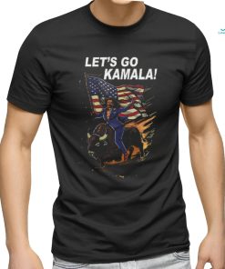 Let’s Go Kamala Harris Bull Riding Shirt