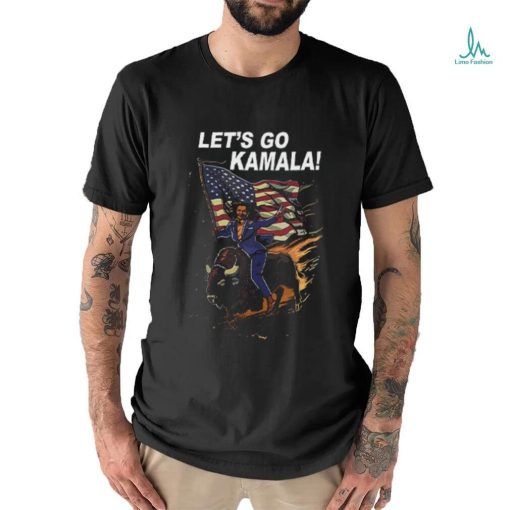 Let’s Go Kamala Harris Bull Riding Shirt