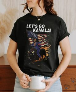 Let’s Go Kamala Harris Bull Riding Shirt