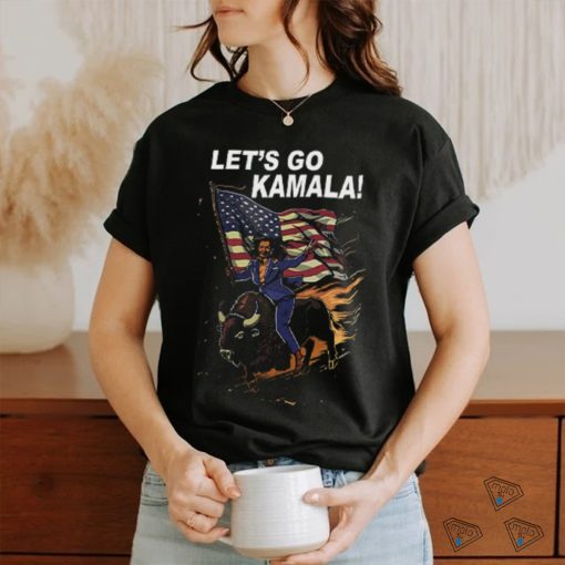 Let’s Go Kamala Harris Bull Riding Shirt