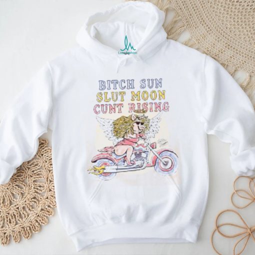 Letter Shoppe Bitch Sun Slut Moon Cunt Rising Shirt