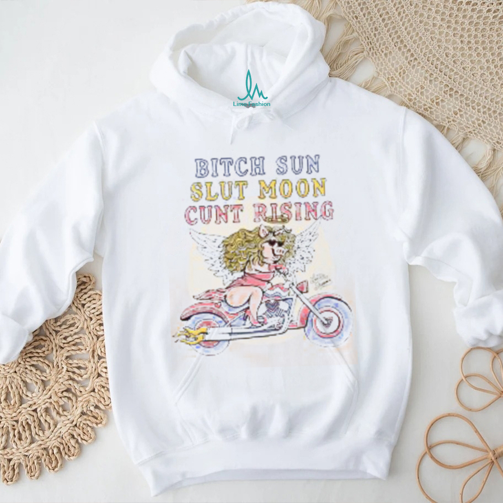 Letter Shoppe Bitch Sun Slut Moon Cunt Rising Shirt Letter Shoppe Bitch Sun Slut Moon Cunt Rising Shirt