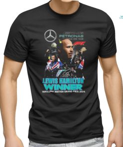 Lewis Hamilton Formula One Team Winner Thrilling British Grand Prix 2024 T Shirt