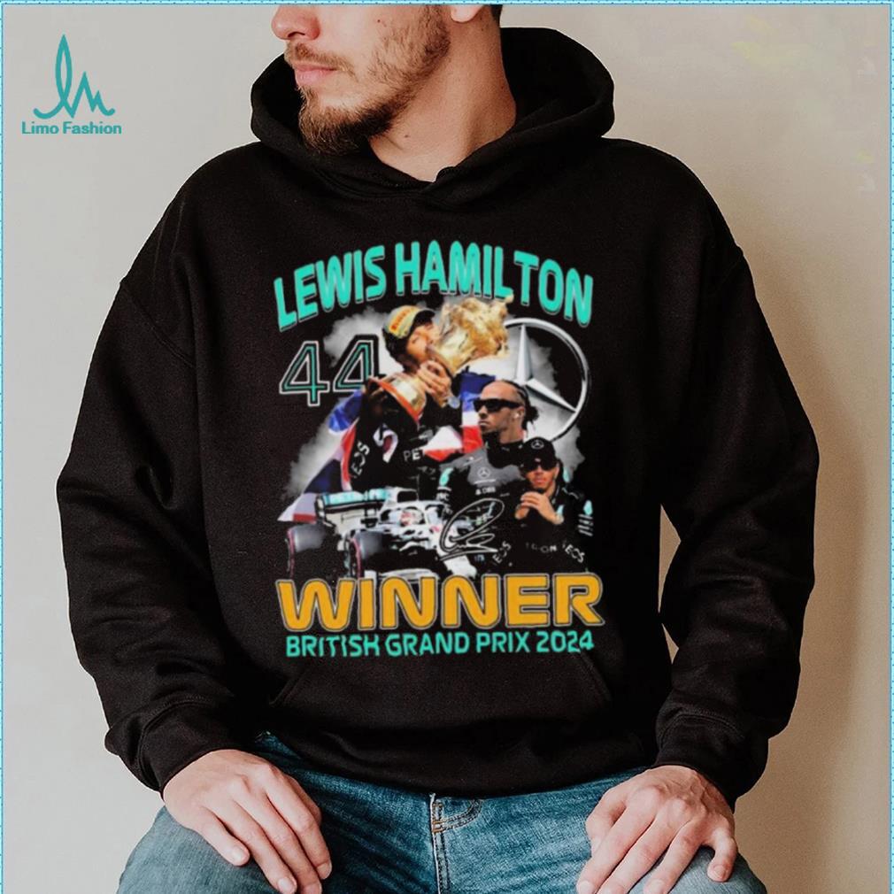 Lewis Hamilton Winner British Grand Prix 2024 signatures shirt Lewis Hamilton Winner British Grand Prix 2024 signatures shirt