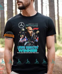 Lewis Hamilton Winner Thrilling British Grand Prix 2024 T Shirt