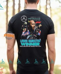 Lewis Hamilton Winner Thrilling British Grand Prix 2024 T Shirt