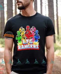 Lfg Rangers Deadpool And Mighty Morphin Power Rangers T Shirt