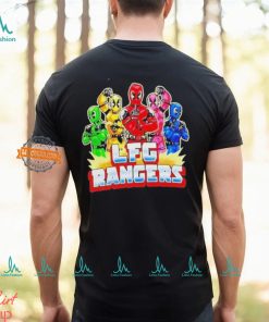 Lfg Rangers Deadpool And Mighty Morphin Power Rangers T Shirt