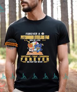 Lilo And Stitch Football Forever A Pittsburgh Steelers Fan 2024 Shirt
