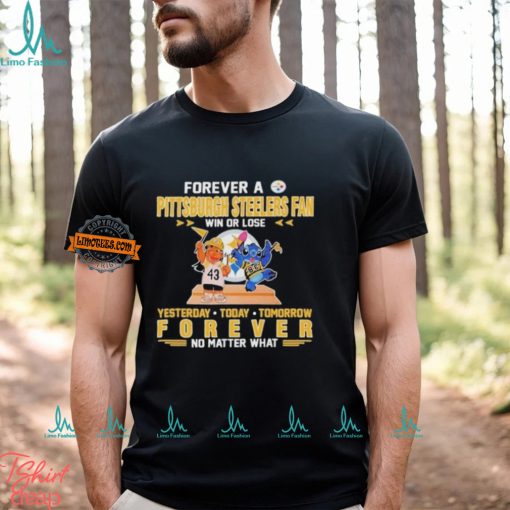 Lilo And Stitch Football Forever A Pittsburgh Steelers Fan 2024 Shirt