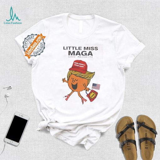 Little Miss Maga Womens Shirt