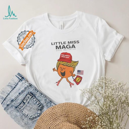 Little Miss Maga Womens Shirt