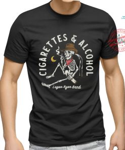 Logan Ryan Band Cigarettes With Alcohol Tee shirt