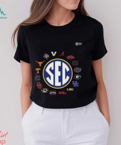 Logos of 2024 southeastern conference teams shirt