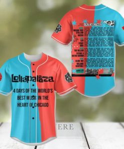 Lollapalooza 4 Days Of The World’s Best Music In The Heart Of Chicago Baseball Jersey