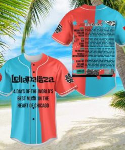 Lollapalooza 4 Days Of The World’s Best Music In The Heart Of Chicago Baseball Jersey