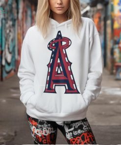 Los Angeles Angels Logo 4th Of July Flag Shirt