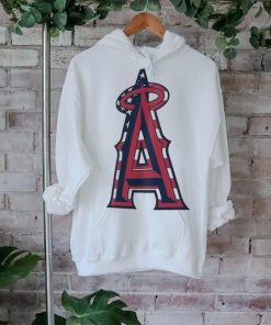Los Angeles Angels Logo 4th Of July Flag Shirt
