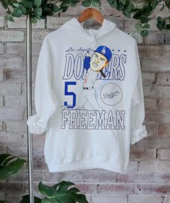 Los Angeles Dodgers Freddie Freeman 5 swing caricature shirt