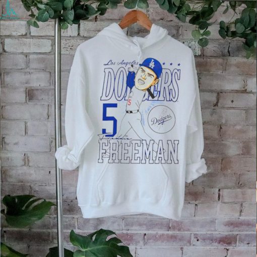 Los Angeles Dodgers Freddie Freeman 5 swing caricature shirt