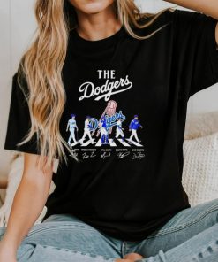 Los Angeles Dodgers all team members Abbey Road signature MLB shirt