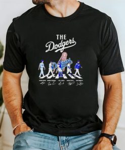 Los Angeles Dodgers all team members Abbey Road signature MLB shirt