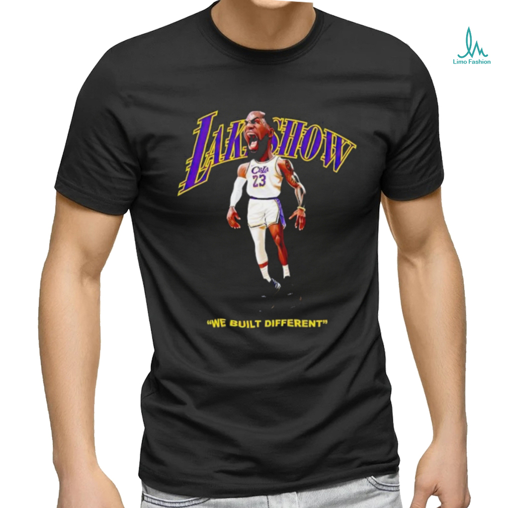 Los Angeles Lakers LeBron James we built different shirt Los Angeles Lakers LeBron James we built different shirt