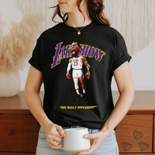 Los Angeles Lakers LeBron James we built different shirt
