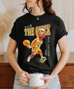 Los Angeles Lakers Nick Van Exel Nick the quick signature shirt