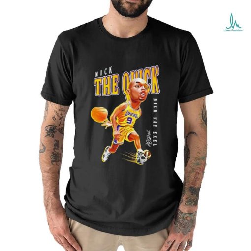 Los Angeles Lakers Nick Van Exel Nick the quick signature shirt