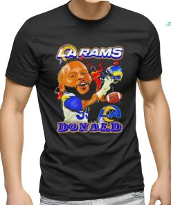 Los Angeles Rams Aaron Donald big head signature shirt