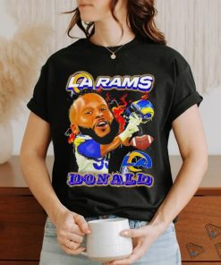 Los Angeles Rams Aaron Donald big head signature shirt