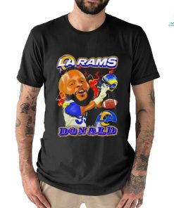 Los Angeles Rams Aaron Donald big head signature shirt