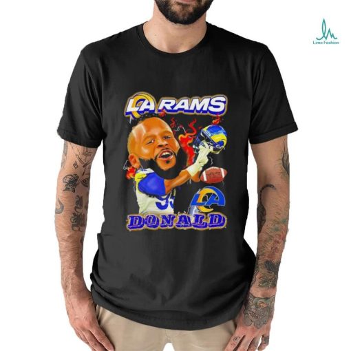 Los Angeles Rams Aaron Donald big head signature shirt