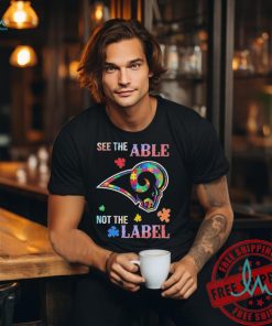Los Angeles Rams Autism See The Able Not The Label Shirt